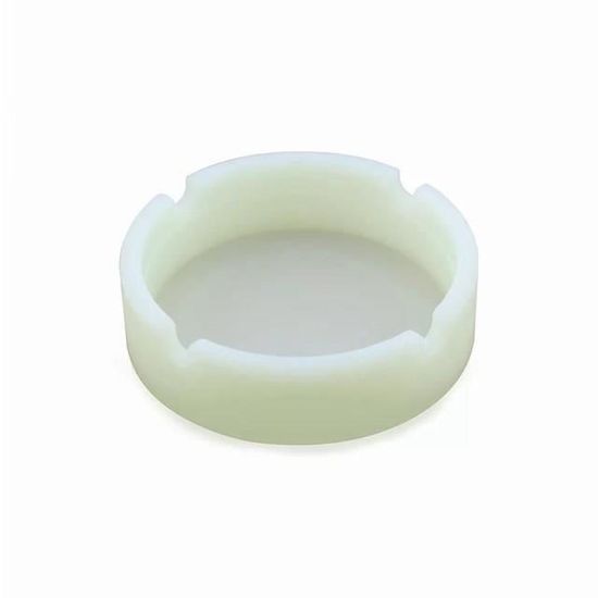Cendrier Fluorescent En Silicone - Brille Dans Le Noir, Souple Et Incassable, Résistant à La Chaleur