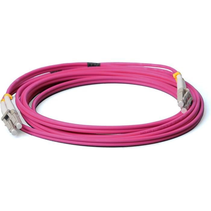 Cavo Fibra Ottica Multimodale OM5 LC/LC 50/125 15 m - Cavi in Fibra