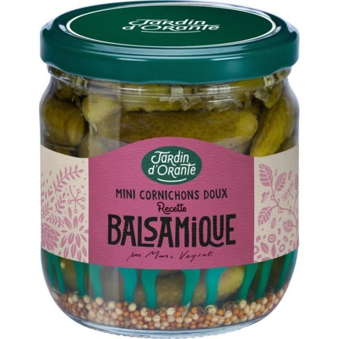 Le Jardin D Orante Cornichons balsamique LE JARDIN D'ORANTE Cdiscount