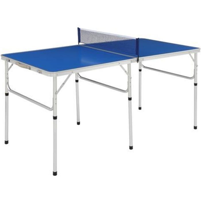 Table Tennis de Table Pliable - Table Ping Pong avec raquettes et balles 152*76*76cm Bleu