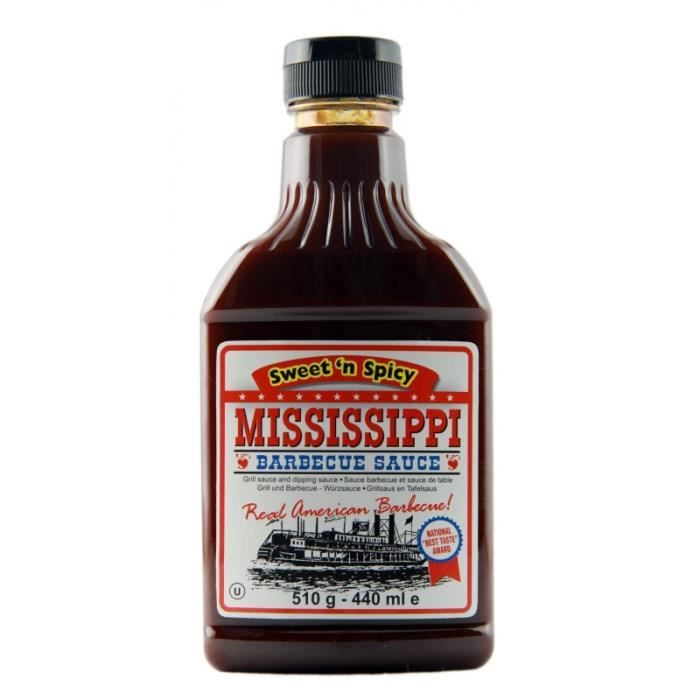 Sauce barbecue Mississippi douce et épicée: «Mississippi Barbecue Sauce sweet and spicy»