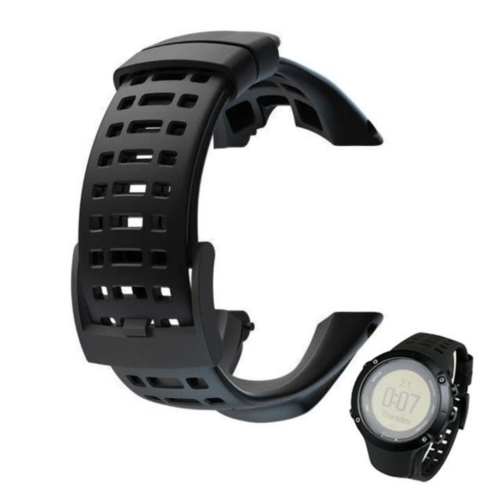 Bracelet en caoutchouc de remplacement de montre de luxe pour Suunto Ambit 3 Peak - Ambit 2 @dwudgfe2918