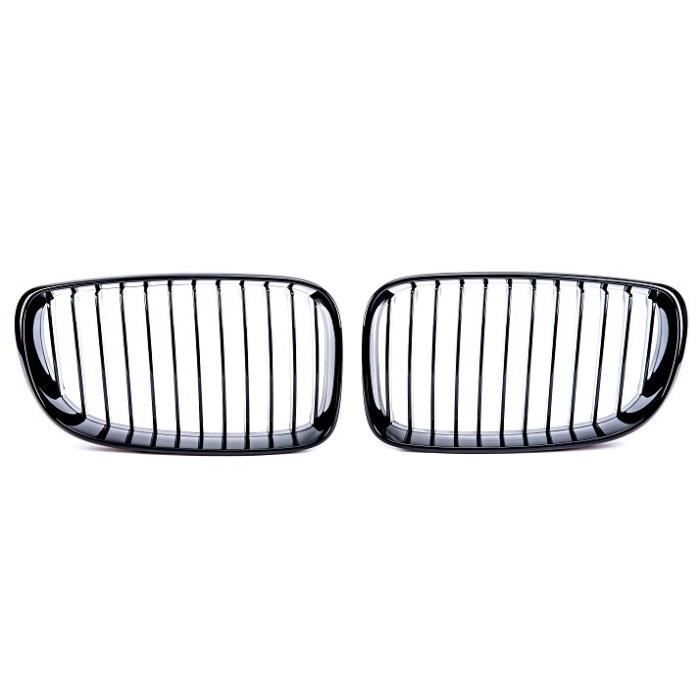 2 CALANDRE NOIR BRILLANT M PERFORMANCE BMW SERIE 1 E81 E82 E87 E88 PHASE 2 DE 2007 A 2011
