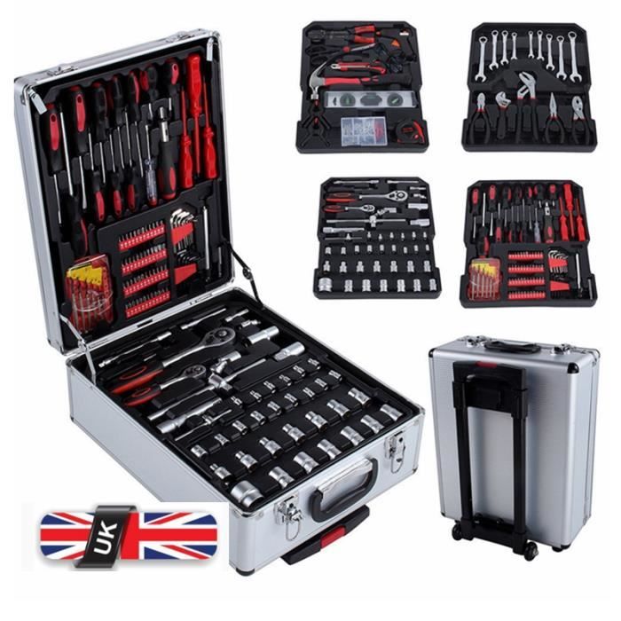 Nouveau Mallette à outils Trolley, Boite à Outils, Valise à outils, 399 PCS - Belle tech