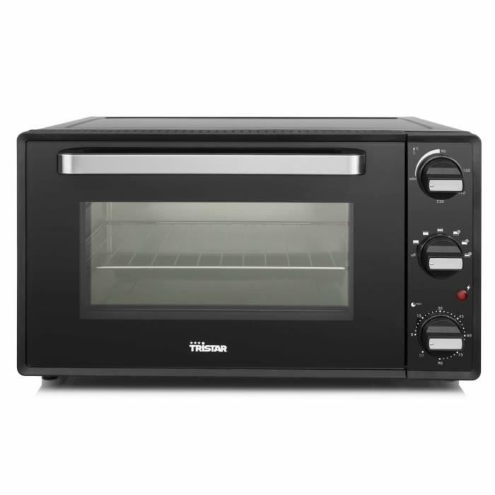 Tristar Luxueux Magnifique-Four à convection - Mini four à chaleur tournante - 2000 W 38 L Noir