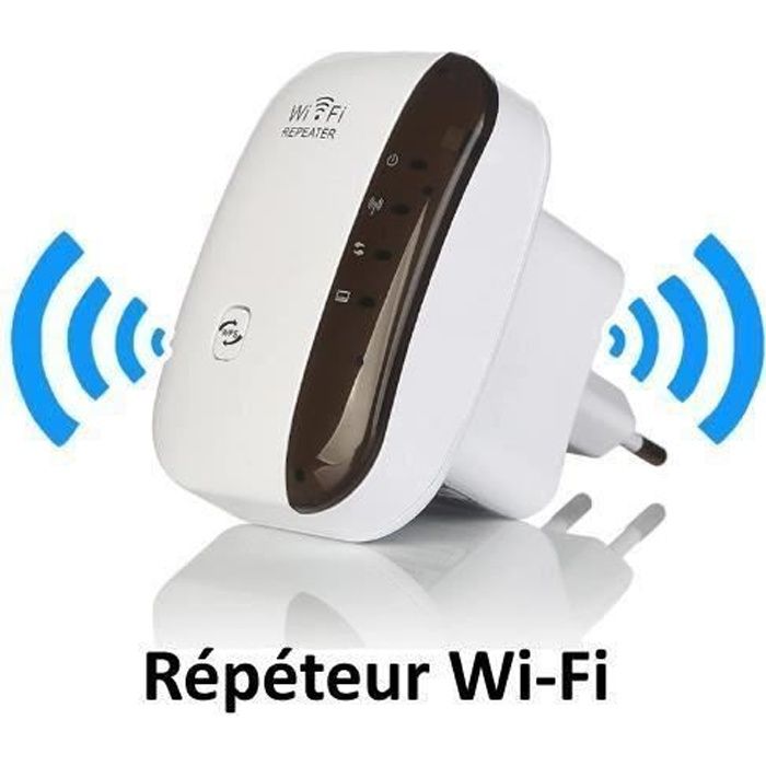 Répéteur WiFi PLUG&SURF Version 2019 - universel tout abonnement - iBooster la qualité et la distance wi-fi