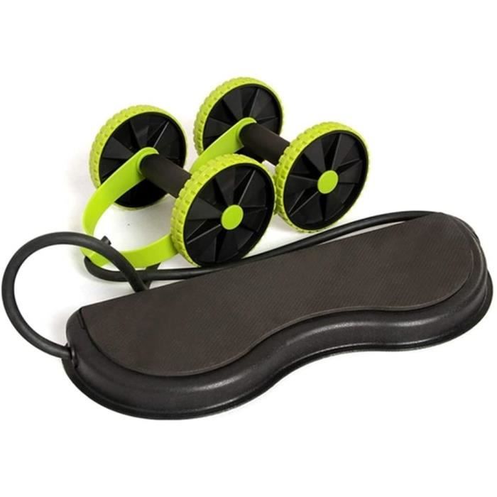 TOBARO Rollers abdominaux sport maison pour ventre plat bras dos ferme avec corde et antidérapant