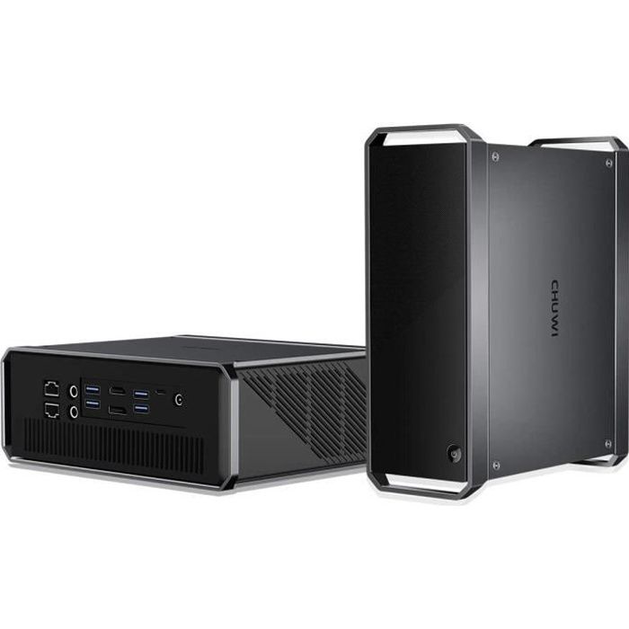 CHUWI Mini PC CoreBox X, Intel Core i7-6560U 8 Go RAM 256 Go SSD Ordinateur de Bureau Windows, 10 Ports HDMI et DP 4K UHD Expand 2T
