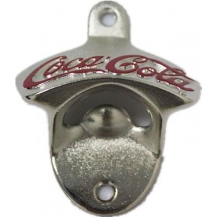 décapsuleur mural coca cola pour glaciere mur deco retro