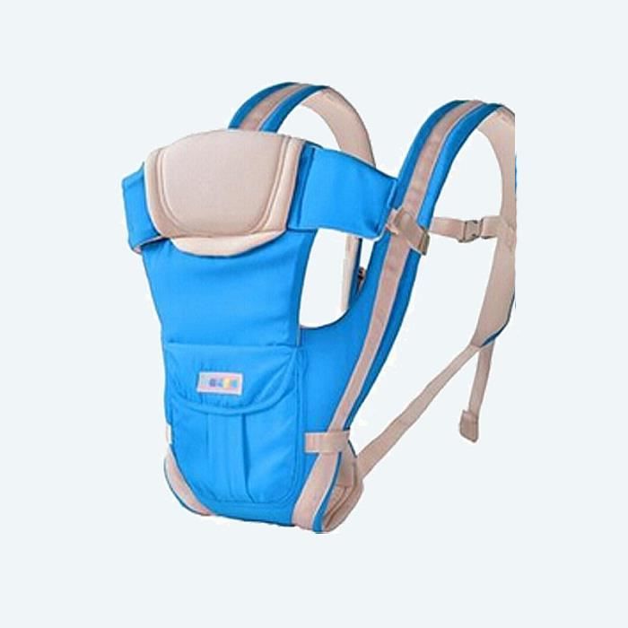 Porte bébé 0-48 mois mode Quatre saisons bleu4 Multifonction Sac de rangement pratique Confort et sécurité Économie du travail