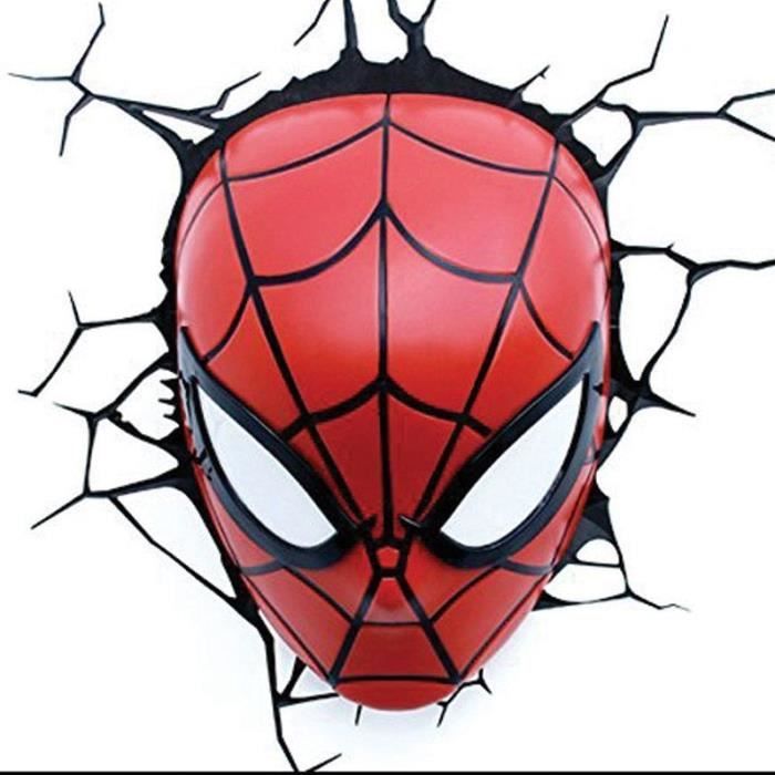 Applique Spiderman Effet 3D - Cadeau Maestro Rouge Et Noir