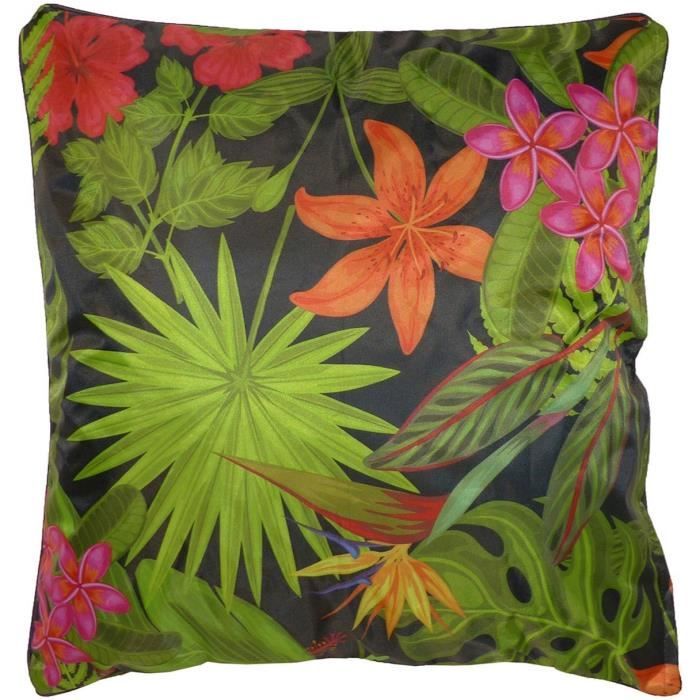 COTTON WOOD Coussin Sunny - 60 x 60 cm - Imprimé Pareo
