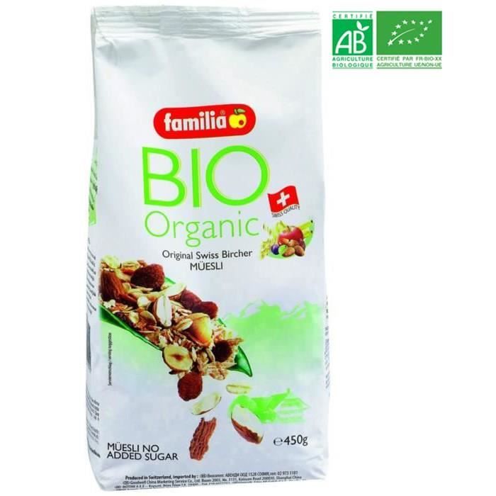 Bircher Muesli Bio 450G FAMILIA