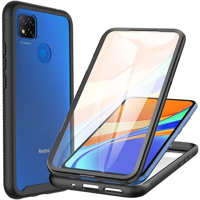 Coque Redmi 9C Protection 360° Intégrale Double face Avant et Arrière