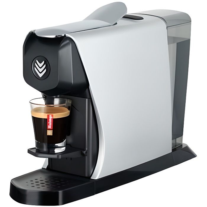 Machine a cafe dosette Malongo modele eoh - Gris metalisse