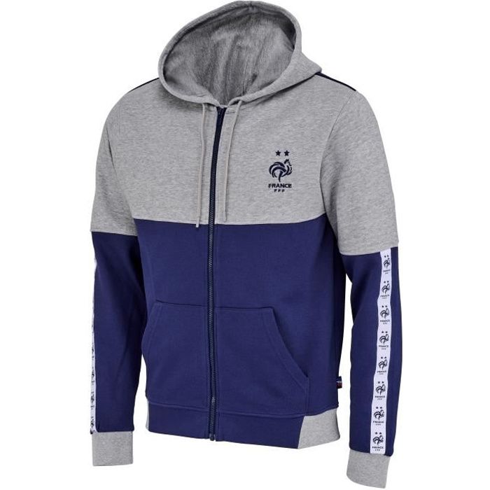 Sweat zippé enfant FFF - Collection officielle Equipe de France de Football