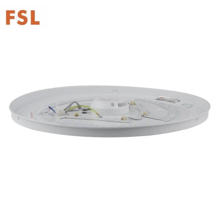 Oeil de lampe de plafond de FSL LED protégeant 220V 65K décoratif pour le blanc de bureau à domicile, 300mm