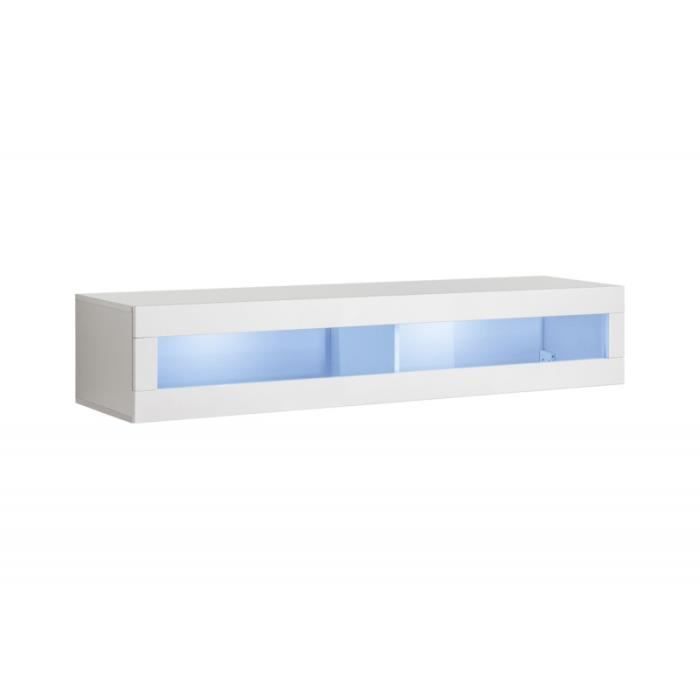 Bloc Mural Design Led -fly Ii- 160cm Blanc - Paris Prix