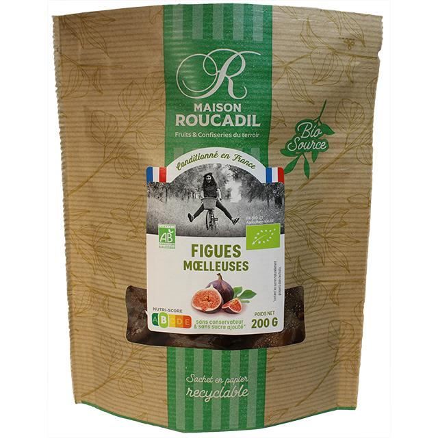 Figues Bio certifiées label AB - sans conservateur - sans sucre ajouté - sachet 250g