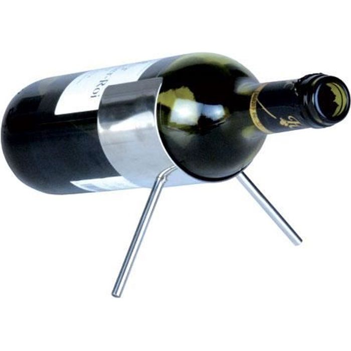 Porte bouteille vin - Support bouteille design alu