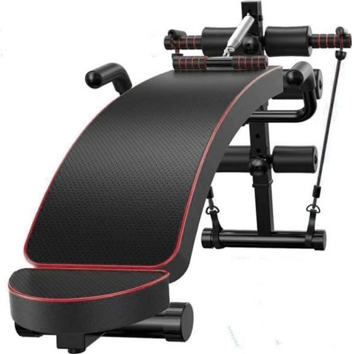 Banc de Musculation Fitness Abdominaux et Dorsaux - Banc à Abdominaux Hauteur Réglable - Appareil de Sport Entraînement VINTEKY®