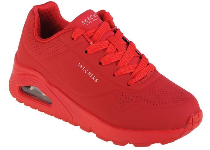 Skechers Baskets - SKECHERS - Uno Stand On Air - Rouge - Synthétique - Lacets
