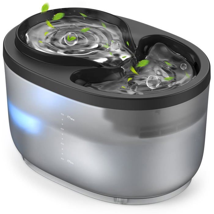 Comparer les prix de Fontaine à Eau pour Chat - 2.5L Fontaine à Eau Chat - Fontaine a Eau - Fontaine Chat avec Pompe Silencieuse -  Fontaine Chat - Noir