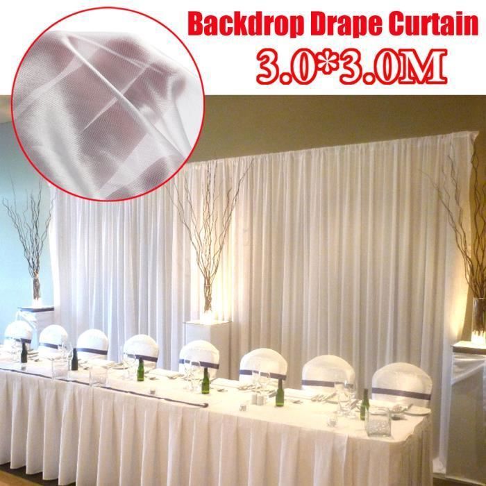 Lot De 2 Rideaux Franges Métalliques Scintillants 1x2m - Décoration Festive Noël, Anniversaire, Mariage - Fond Photo Glamour
