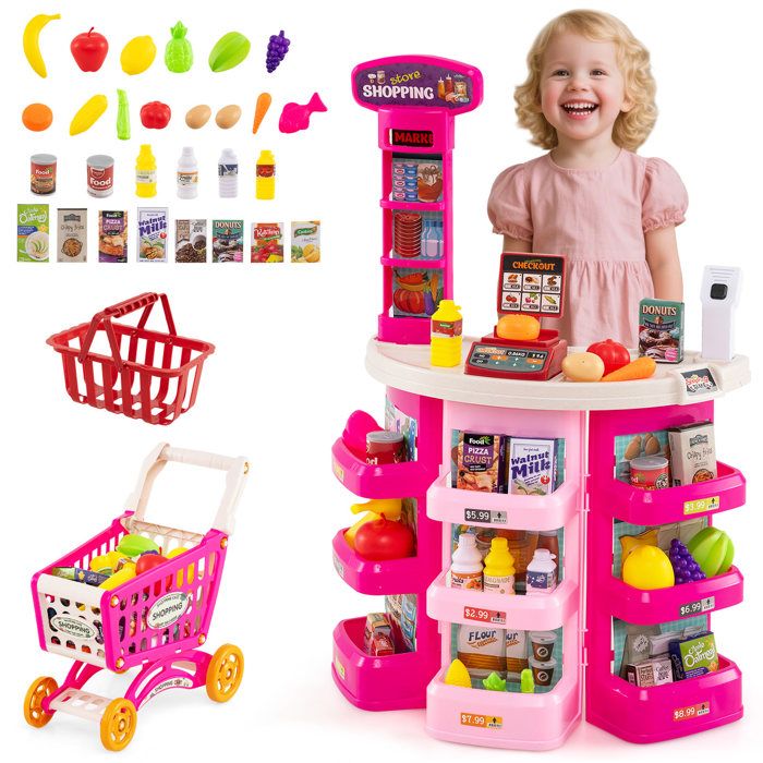Cuisine Enfants Double Face avec 17 Accessoires & Lumières LED, Évier Amovible, Épicerie | Leroy Cuisine Enfants Double Face avec 17 Accessoires & Lumières LED, Évier Amovible, Épicerie | Leroy