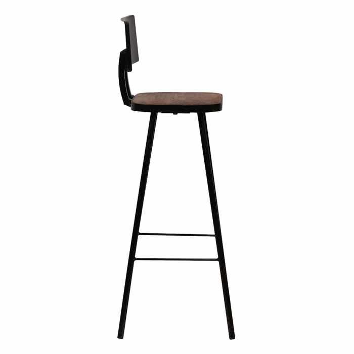 ShieldPro®Lot de 2 Tabourets de bar Scandinaves - CLOUD - Meuble de Cuisine - 110 kg par siège - bois massif de récupération 3292704