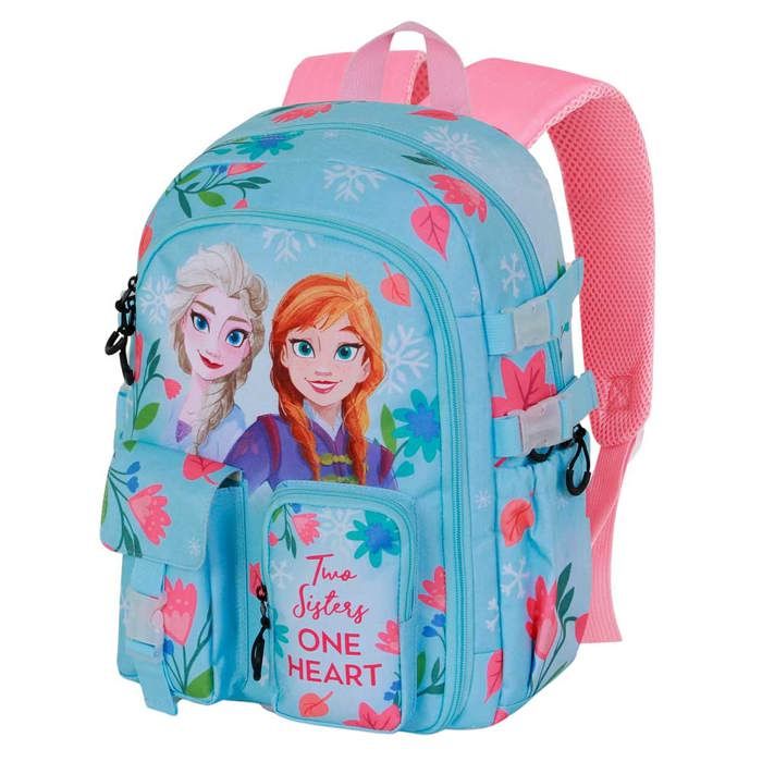 Sac à dos - KARACTERMANIA - Haru - La Reine des Neiges (Frozen) - Bleu - 2 compartiments panneau avant valise