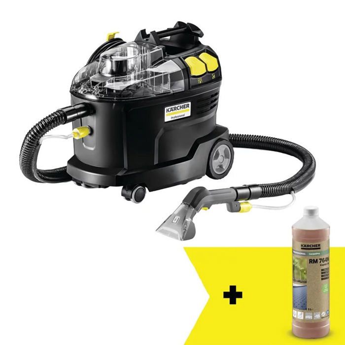 Injecteur Extracteur Kärcher Puzzi 8/1 Go!Further – 1200 W, 8 L Réservoir
