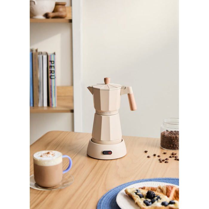 THERA MOKA ELECTRIC - Cafetière italienne électrique avec fonction de maintien au chaud