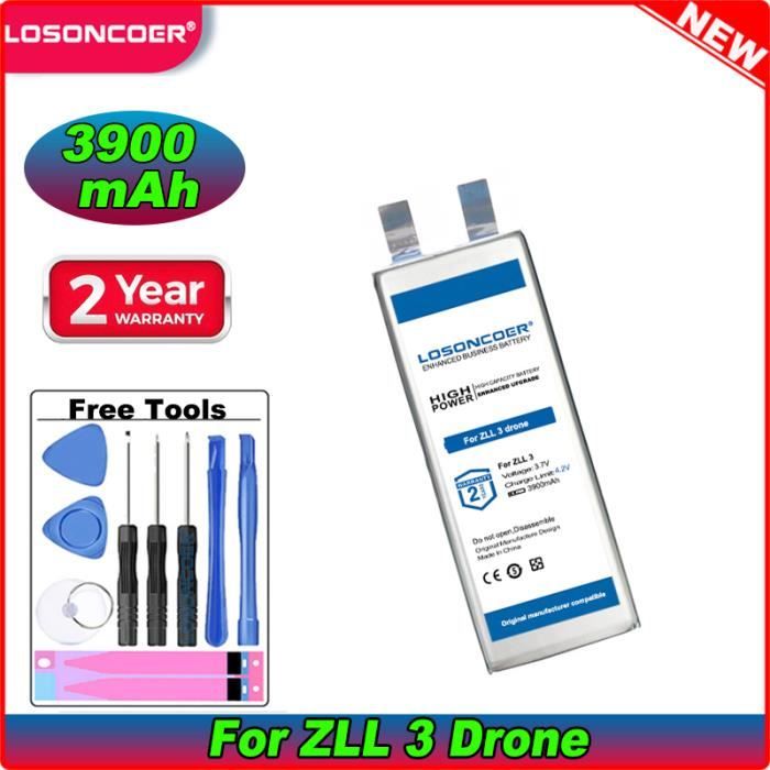 2 pi ces batterie 3900mAh pour Drone ZLL 2 3 SG906MAX SG906 MAX