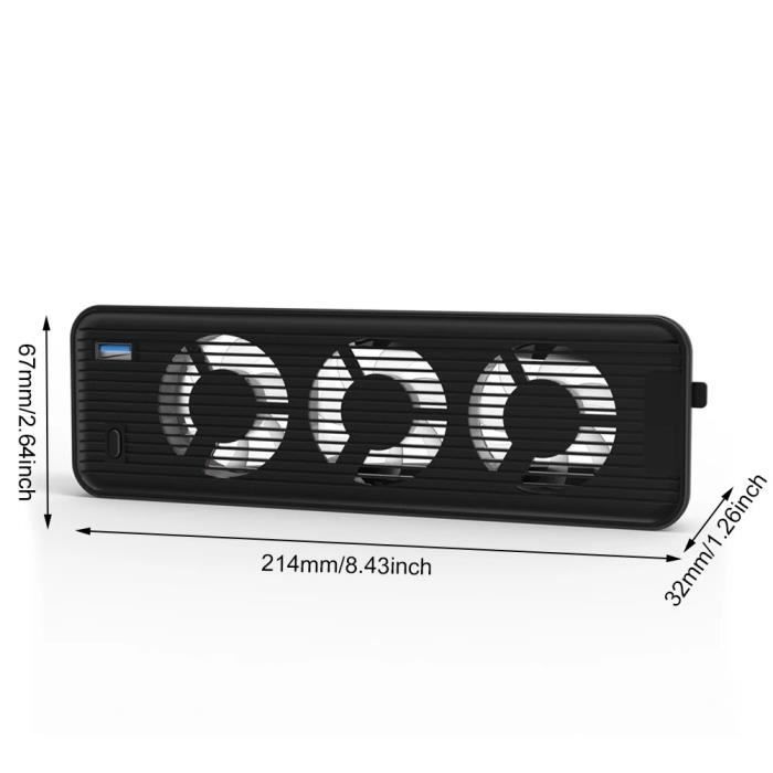 2 Ventilateurs 80x80x10mm USB 5V - 2500 Tr/min, Pour PC, Imprimante 3D, Refroidissement