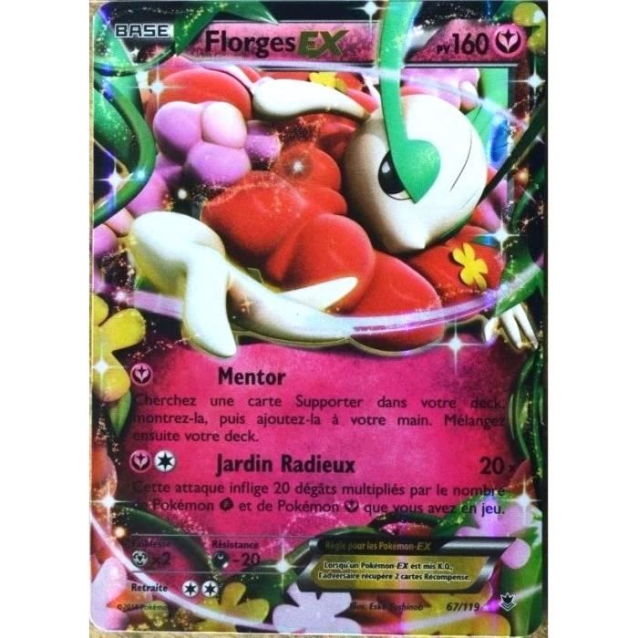 Carte Pokemon 67 119 Florges Ex 160 Pv Ultra Rare Xy04 Vigueur Spectrale Fr Cdiscount Jeux Jouets
