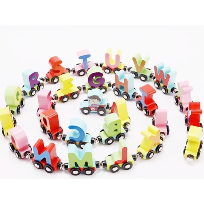 Magnetic alphabet train 2025