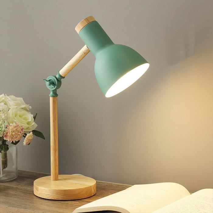 Lampe de bureau - Nordic - Eye Protection - LED - Bois massif - Vert