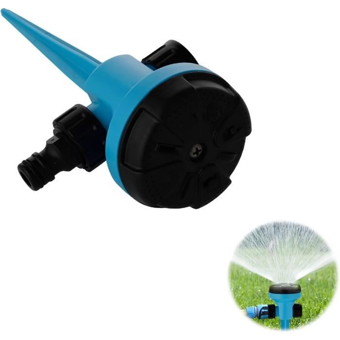 Lot 2 Arroseurs Rotatifs Trépied 360° Télescopiques - Acier Inox, Hauteur Réglable Pour Grand Jardin