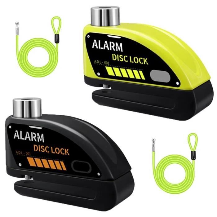 Serrure Antivol à Alarme Pour Disque De Frein Moto/scooter - Sécurité Renforcée Avec Alarme Intégrée
