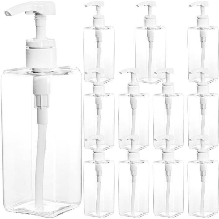 Lot De 6 Flacons Airless 30ml Transparents Rechargeables - Parfait Pour Crèmes Et Gels De Voyage