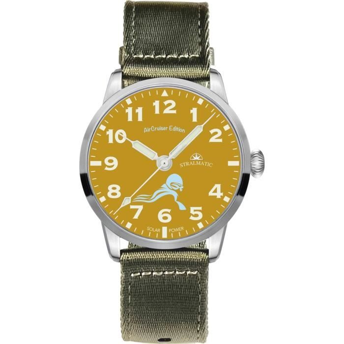 Montre clearance aviateur carrée