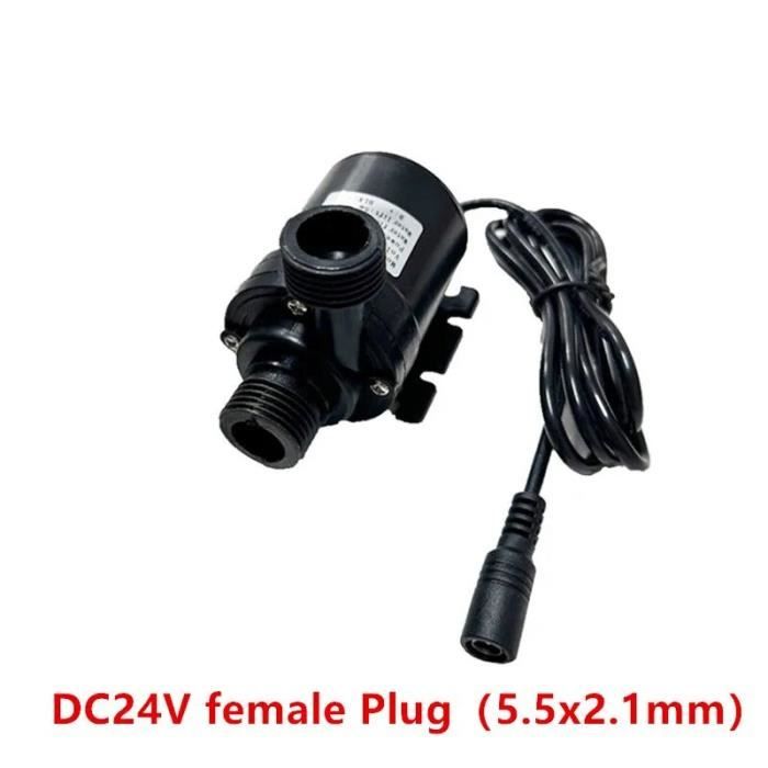 Mini Pompe à Eau 370 - 6V/9V/12V, Débit élevé, Auto-amorçante, Dimensions Moteur 24,4 Mm - Pour Projets DIY, Aquaponie