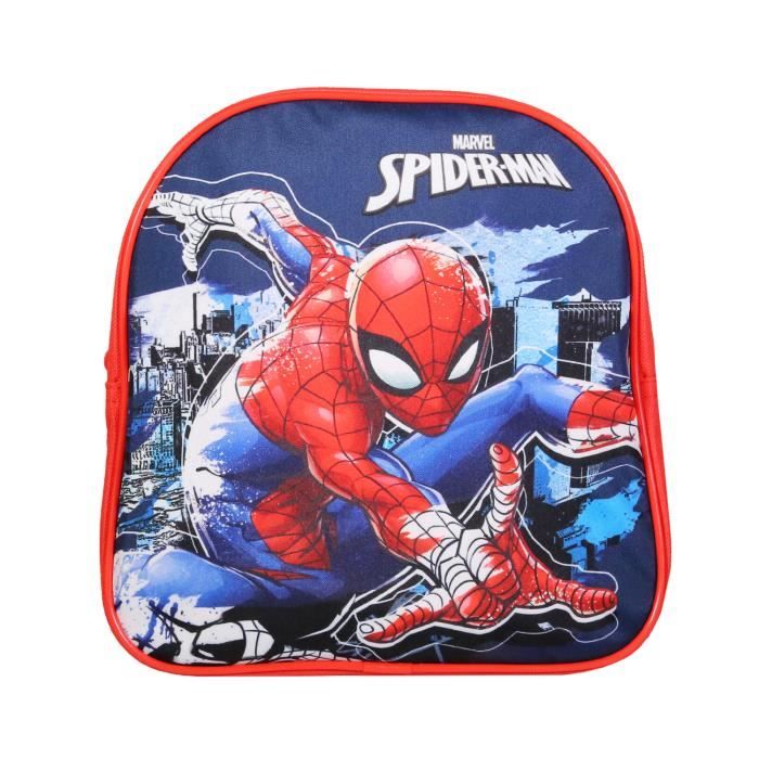 SAC A DOS SPIDER MAN POUR ENFANT AVEC TROUSSE
