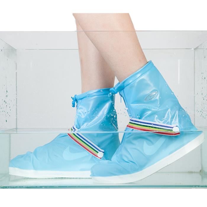 Lot De 10 Couvre-chaussures Imperméables Transparents - Enfants - Protection Pluie - Antidérapant - 12