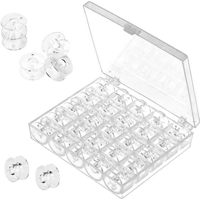 ONEVER 25 machines ¨¤ sous vide Bobines Bobines Box Machine ¨¤ coudre Canette Coques vie de couture