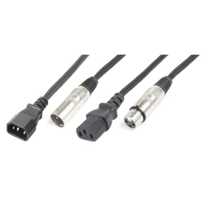 Câble Adaptateur Charge Citycoco – Connecteur Coudé 70 Cm Orange – Pour Trottinette électrique