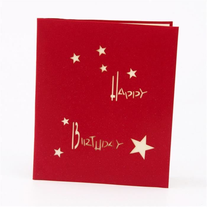 Cartes De Voeux 3d Cartes De Voeux D Anniversaire De Joyeux Anniversaire De Valentine Lover Hxq227 Cdiscount Beaux Arts Et Loisirs Creatifs