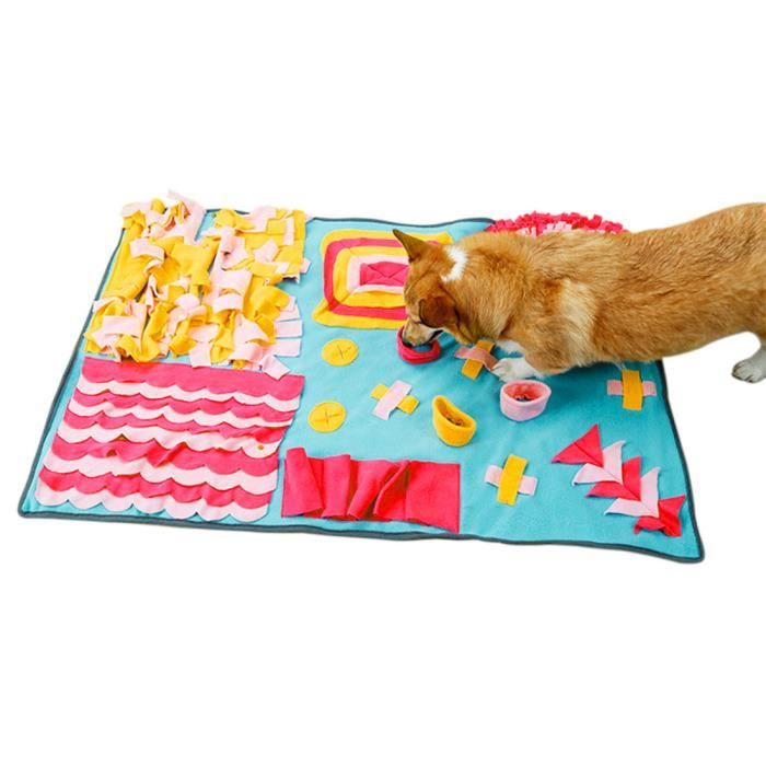 Jiyaru Tapis De Jeu D Entrainement Chien Chat Pliable Tapis Sentant De Animaux De Compagnie M 70 105cm Bleu Cdiscount