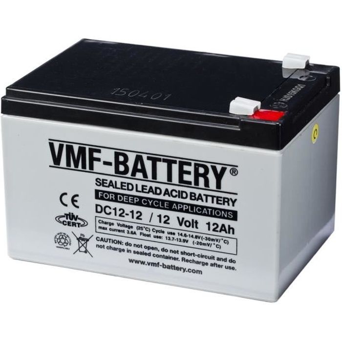 P0 Batterie AMG VMF a decharge profonde 12 V 12 Ah DC12-12